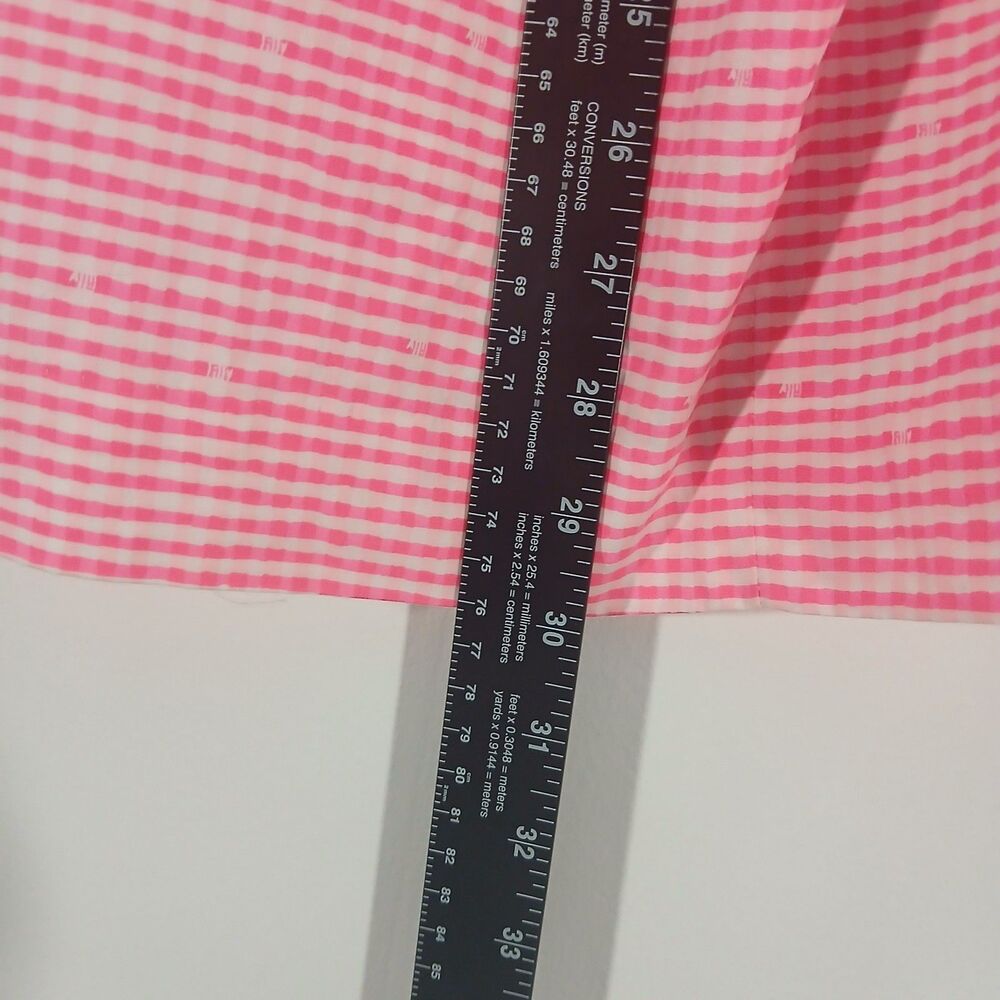 Lilly Pulitzer Lowe Dress 8 Fiesta Pink Gingham Peplum NWT Preppy Coastal Resort - Picture 7 of 14